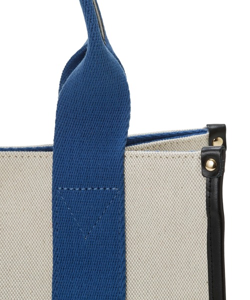 Breath TOPKAPI(ブレストプカピ)の「【Breath TOPKAPI】THE CANVAS ザ キャンバス スクエア ミニ トートバッグ(トートバッグ・レディース・ブルー/ブラック・FREE)」の14枚目の写真