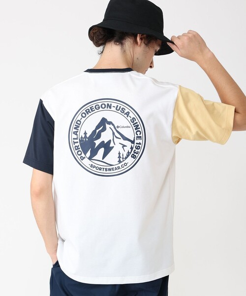 Columbia(コロンビア)の「Columbia/メンズ アーバンハイクグラフィックシ ョートスリーブ Tシャツ 速乾 UVカット/コロンビア(Tシャツ/カットソー・メンズ・ブラック/ホワイト/ホワイト系その他/ブルー/ネイビー/イエロー/ブラック系その他2/ブルー系その他3/ブルー系その他2/ブルー系その他4/ブラック系その他/ホワイト系その他2/ホワイト系その他3・M/S/L/XL)」の3枚目の写真