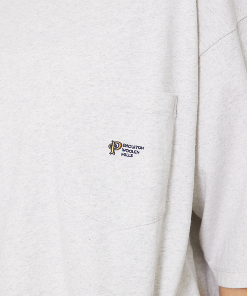 ABAHOUSE(アバハウス)の「【PENDLETON/ペンドルトン】EMS Pocket Tee/刺繍ポケットTシャツ(Tシャツ/カットソー・メンズ・ネイビー/グレー/オフホワイト/ブラック・M/L)」の15枚目の写真