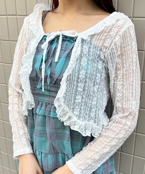 sevens(セブンズ)の「【sevens】OP ボリュームキャミミニワンピース(ワンピース・レディース・ブルー・FREE)」の13枚目の写真
