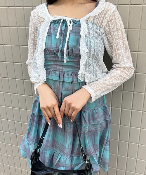 sevens(セブンズ)の「【sevens】OP ボリュームキャミミニワンピース(ワンピース・レディース・ブルー・FREE)」の18枚目の写真