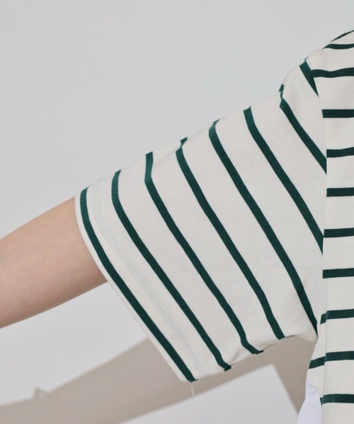 Arinomama(アリノママ)の「異素材切替タックトップス(Tシャツ/カットソー・レディース・イエロー系/グリーン系その他/レッド系/グレー系その他・FREE)」の19枚目の写真