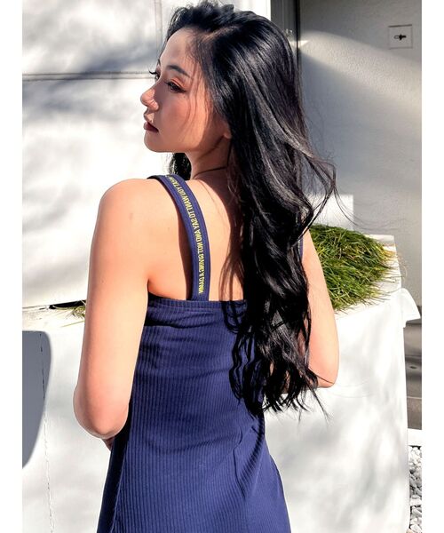 GYDA(ジェイダ)の「フロントボタンSymmetryGYDAキャミロングワンピース(ワンピース・レディース・ネイビー/ブラック/グレー・FREE)」の18枚目の写真