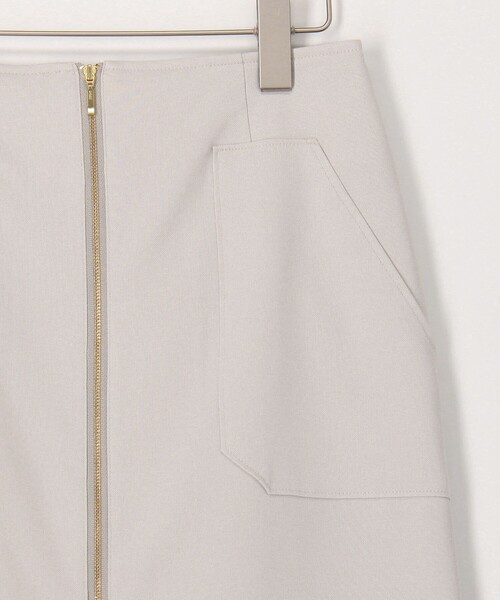 MICO COULIER（ミコクリエ）の「DRYホップサック フロントファスナースカート（スカート・レディース・ベージュ/グレー/ブラック・36/38）」の13枚目の写真
