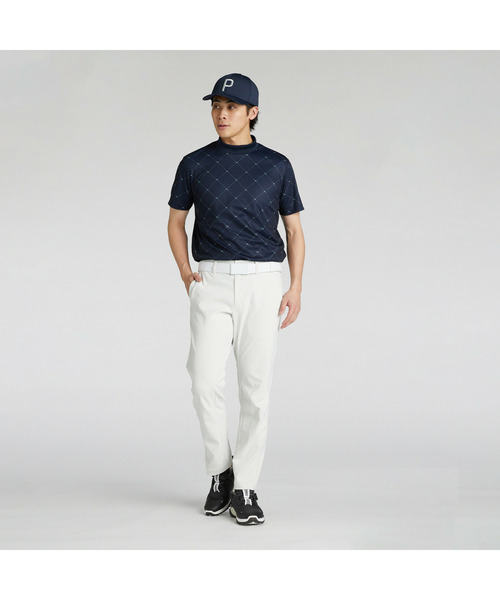 PUMA(プーマ)の「PUMA プーマ メンズ ゴルフ SB アーガイル AOP モックネック 半袖 シャツ(Tシャツ/カットソー・メンズ・ネイビー/ホワイト系その他/ブラック・LARGE/MEDIUM/XX-LARGE/SMALL/X-LARGE)」の10枚目の写真