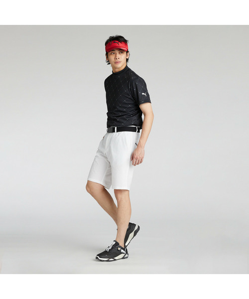PUMA(プーマ)の「PUMA プーマ メンズ ゴルフ SB アーガイル AOP モックネック 半袖 シャツ(Tシャツ/カットソー・メンズ・ネイビー/ホワイト系その他/ブラック・LARGE/MEDIUM/XX-LARGE/SMALL/X-LARGE)」の6枚目の写真
