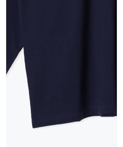 ehka sopo（エヘカソポ）の「袖レースロンT（Tシャツ/カットソー・レディース・ネイビー/グリーン/オフホワイト・F）」の11枚目の写真