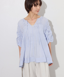【TORRAZZO DONNA/トラッゾドンナ】2WAY TACK TOPS:ブラウス