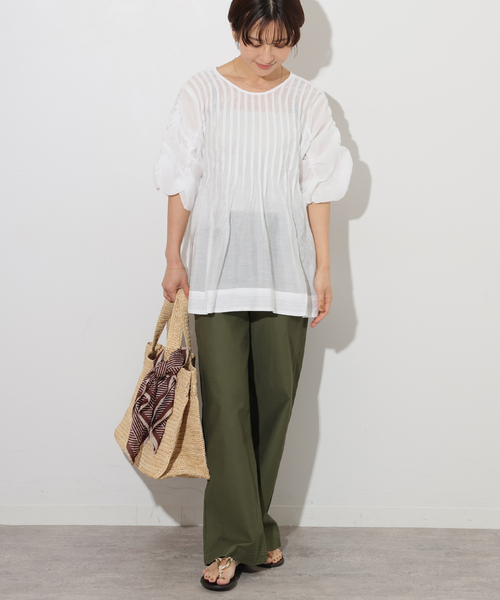 ほぼ未使用　IENA TORRAZZO DONNA 2WAY タックブラウス IENA TORRAZZO DONNA 2WAY タックブラウス - メルカリ