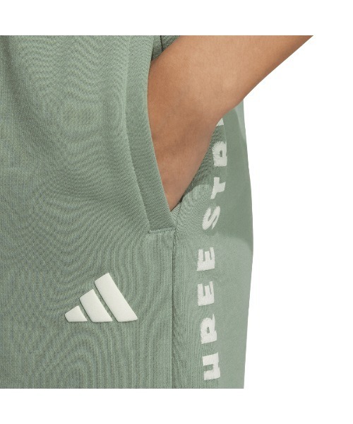 adidas(アディダス)の「アディダス adidas ワード スウェットショーツ(スウェットパンツ・レディース・グリーン/ダークグレー/ブルーグレー・S/M/L)」の7枚目の写真
