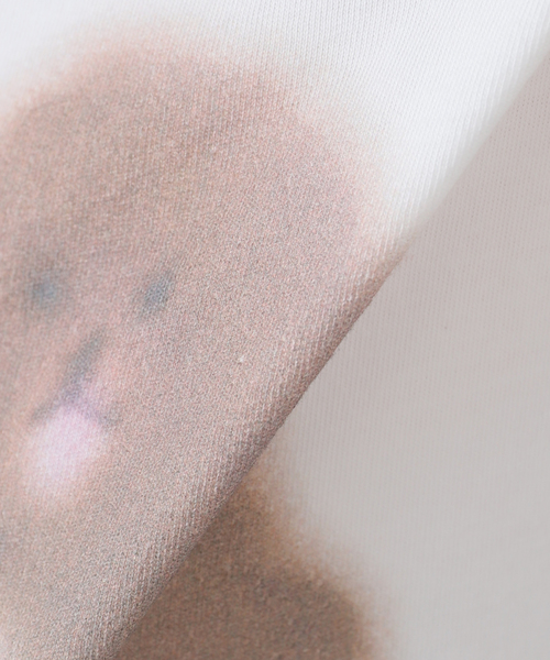 Carne Bollente（カルネボレンテ）の「【Carne Bollente/カルネボレンテ】Doggy Puppy Style SS25BT0104（Tシャツ/カットソー・レディース・ホワイト・X-SMALL/SMALL）」の2枚目の写真