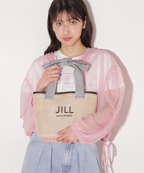 ☆JILLSTUART☆ リボン パール チャーム フラップ トートバッグ JILL by JILL STUART / ジルバイジルスチュアート | 2024