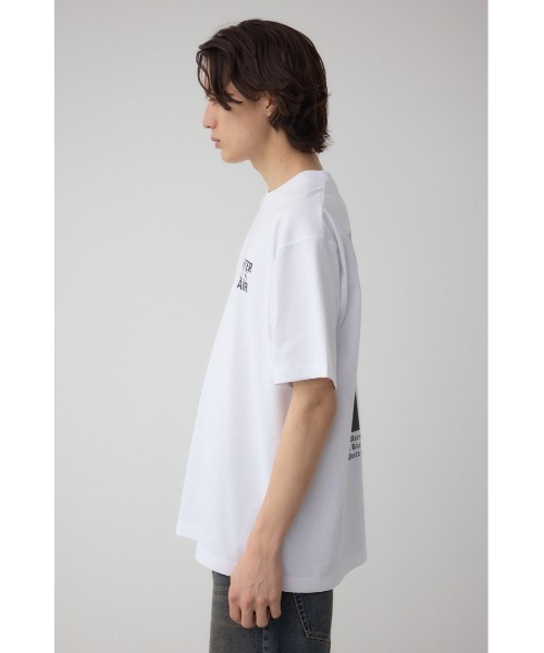 AZUL by moussy（アズールバイマウジー）の「バックフォトグラフィックTシャツ（Tシャツ/カットソー・メンズ・ホワイト/ブラック/ライトイエロー・SMALL/MEDIUM/LARGE）」の7枚目の写真