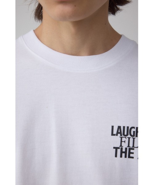 AZUL by moussy（アズールバイマウジー）の「バックフォトグラフィックTシャツ（Tシャツ/カットソー・メンズ・ホワイト/ブラック/ライトイエロー・SMALL/MEDIUM/LARGE）」の9枚目の写真