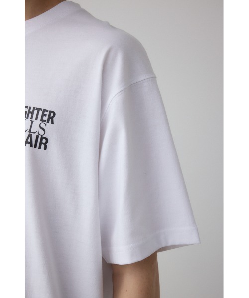 AZUL by moussy（アズールバイマウジー）の「バックフォトグラフィックTシャツ（Tシャツ/カットソー・メンズ・ホワイト/ブラック/ライトイエロー・SMALL/MEDIUM/LARGE）」の12枚目の写真