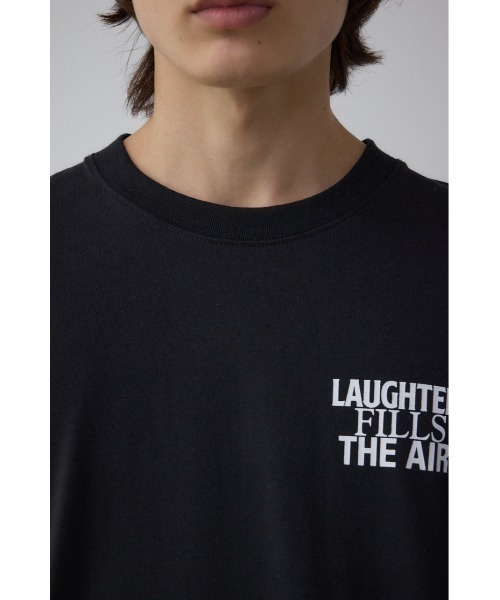 AZUL by moussy（アズールバイマウジー）の「バックフォトグラフィックTシャツ（Tシャツ/カットソー・メンズ・ホワイト/ブラック/ライトイエロー・SMALL/MEDIUM/LARGE）」の21枚目の写真