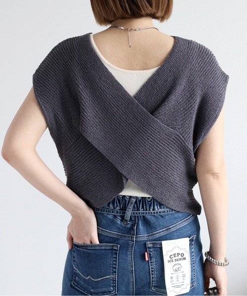 センソユニコ⭐芽風⭐チェック柄ベスト ベストセラー 千鳥格子Vネック ニットベスト 千鳥柄 - メルカリ