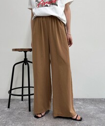 fredy emue | 《セットアップ対応》レーヨン麻セミワイドイージーパンツ(その他パンツ)