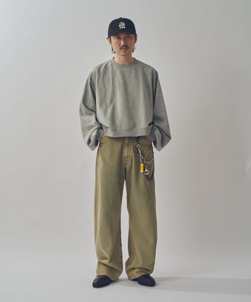 Lui's（ルイス）の「カーブデニム（デニムパンツ・メンズ・グリーン/スミクロ・30/34/32）」の13枚目の写真