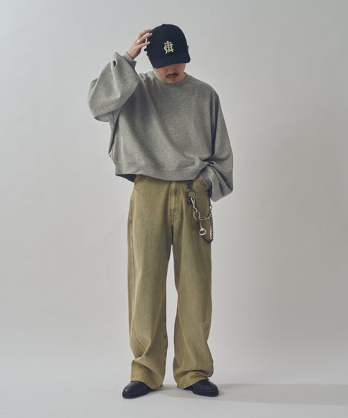 Lui's（ルイス）の「カーブデニム（デニムパンツ・メンズ・グリーン/スミクロ・30/34/32）」の14枚目の写真