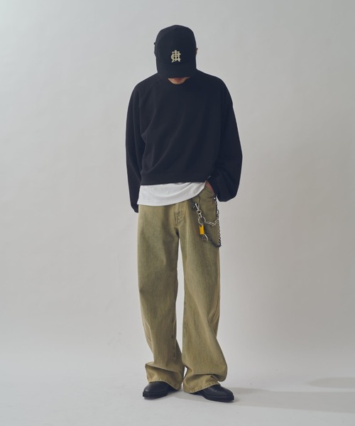 Lui's（ルイス）の「カーブデニム（デニムパンツ・メンズ・グリーン/スミクロ・30/34/32）」の15枚目の写真