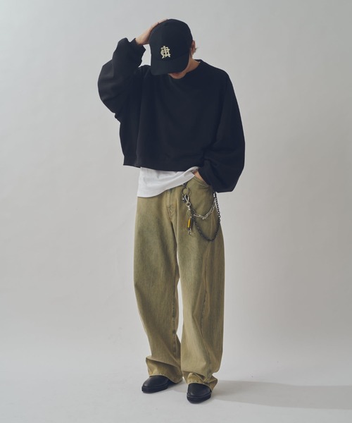 Lui's（ルイス）の「カーブデニム（デニムパンツ・メンズ・グリーン/スミクロ・30/34/32）」の16枚目の写真