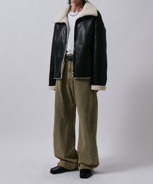 Lui's（ルイス）の「カーブデニム（デニムパンツ・メンズ・グリーン/スミクロ・30/34/32）」の19枚目の写真