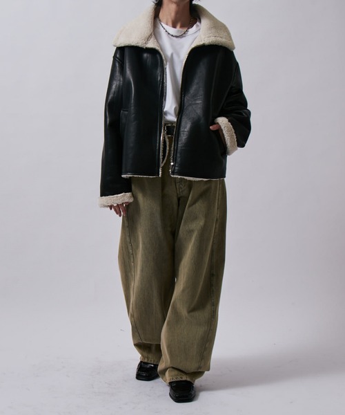 Lui's（ルイス）の「カーブデニム（デニムパンツ・メンズ・グリーン/スミクロ・30/34/32）」の20枚目の写真