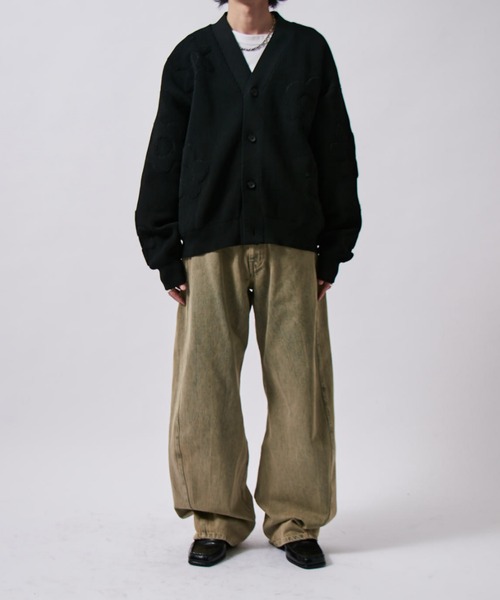 Lui's（ルイス）の「カーブデニム（デニムパンツ・メンズ・グリーン/スミクロ・30/34/32）」の17枚目の写真