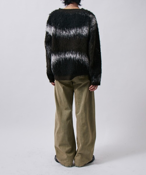 Lui's（ルイス）の「カーブデニム（デニムパンツ・メンズ・グリーン/スミクロ・30/34/32）」の22枚目の写真