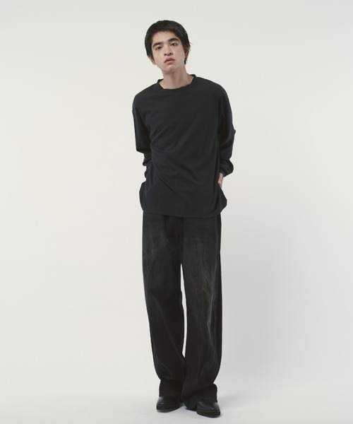 ルイス　デニムパンツ　34　ウォッシュブラック Lui's 「Lui's」 デニムパンツ 34 ブラック メンズ : ZOZOTOWN