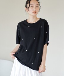 SunnySports（サニースポーツ）別注ハート刺繍Tシャツ
