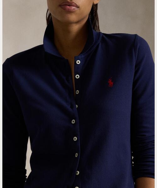 ボタンドプラケット ロングスリーブ ポロシャツ（シャツ