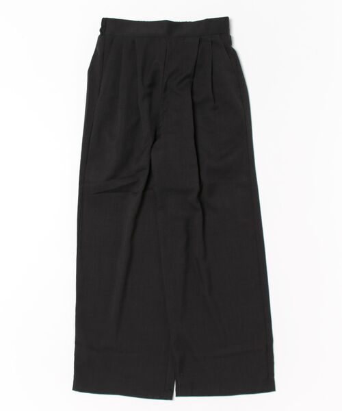 STYLEBLOCK（スタイルブロック）の「リネンタッチタックパンツ（その他パンツ・レディース・アイボリー/グレイッシュベージュ/ライトブルー/ブラック・M）」の3枚目の写真