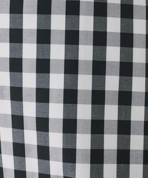UNTITLED(アンタイトル)の「【後ろウエストゴム/洗える】ギンガムチェックAラインスカート(スカート・レディース・ブラウン系その他3/ブラック系1・46/48/50/00/01/02/03/44/42/04)」の14枚目の写真