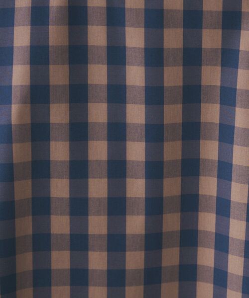 UNTITLED(アンタイトル)の「【後ろウエストゴム/洗える】ギンガムチェックAラインスカート(スカート・レディース・ブラウン系その他3/ブラック系1・46/48/50/00/01/02/03/44/42/04)」の5枚目の写真