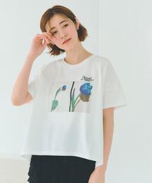 grove（グローブ）の「【コラボITEM】DILIGENCE PARLOUR フォトフレアTシャツ（Tシャツ/カットソー）」