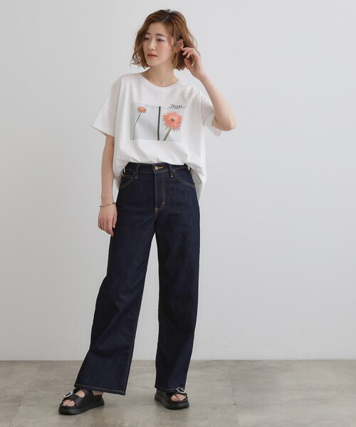 grove（グローブ）の「【コラボITEM】DILIGENCE PARLOUR フォトフレアTシャツ（Tシャツ/カットソー・レディース・ホワイト系3/オフホワイト・02/03/01/04/05）」の17枚目の写真