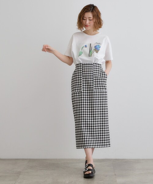 grove（グローブ）の「【コラボITEM】DILIGENCE PARLOUR フォトフレアTシャツ（Tシャツ/カットソー・レディース・ホワイト系3/オフホワイト・02/03/01/04/05）」の13枚目の写真