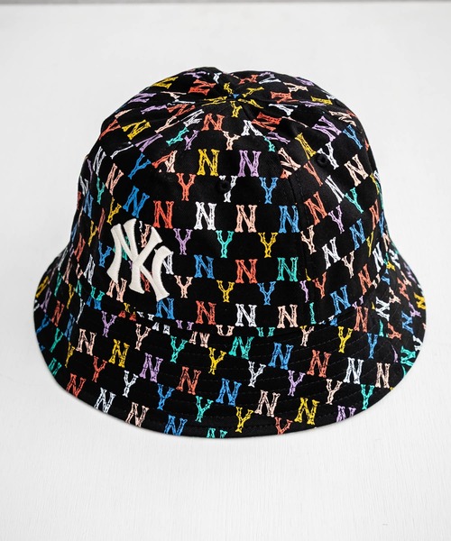 ★韓国の人気★【MLB】★Diamond Monogram Bucket Ha.t★ セール】【日本未発売】MLB KOREA Diamond Monogram Bucket Hat