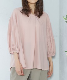 GALLORIA | 袖プリーツブラウス(シャツ/ブラウス)