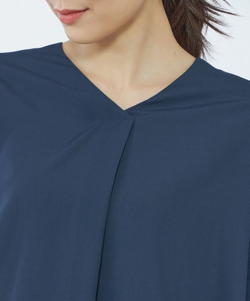 GALLORIA(ギャローリア)の「袖プリーツブラウス(シャツ/ブラウス・レディース・スモークピンク/ネイビー/ライトブルー・LL/S/M/L)」の11枚目の写真