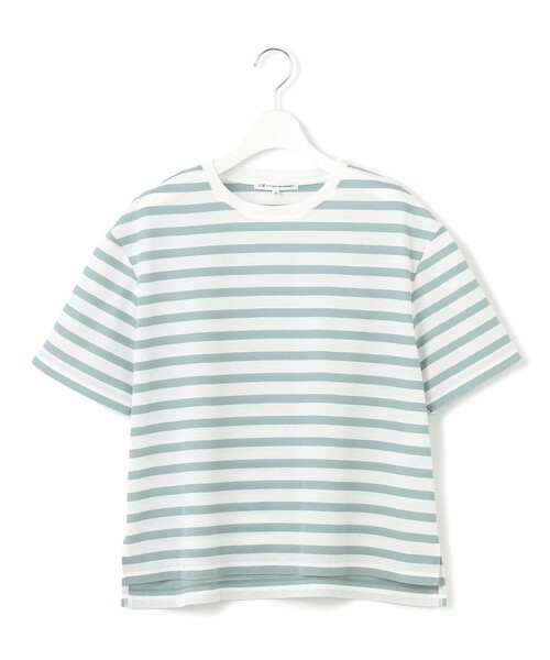 セール】【洗える】シアーフライスボーダー Tシャツ（Tシャツ