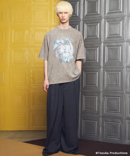 MAISON SPECIAL（メゾンスペシャル）の「《UNISEX》Triacetate Prime-Wide Two-tuck Slacks/トリアセテートプライムワイドツータックスラックス【MAISON SPECIAL/メゾンスペシャル】■セットアップ対応■（スラックス・メンズ・ブラック/グレイッシュベージュ/チャコールグレー/ブルー・0/1/2）」の16枚目の写真
