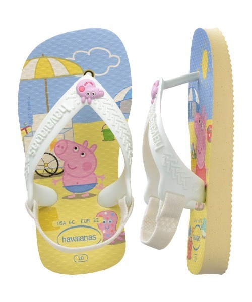 havaianas（ハワイアナス）の「havaianas (ハワイアナス) / Baby Palette Glow キッズ ベビー サンダル ラバービーチサンダル（サンダル・キッズ・ブルー/ベージュ・14.5/14/13.5/13/15 ）」の10枚目の写真