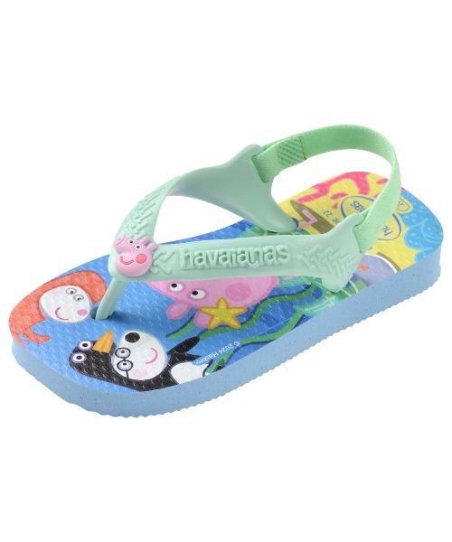 havaianas（ハワイアナス）の「havaianas (ハワイアナス) / Baby Palette Glow キッズ ベビー サンダル ラバービーチサンダル（サンダル・キッズ・ブルー/ベージュ・14.5/14/13.5/13/15 ）」の8枚目の写真