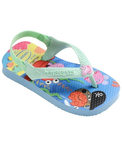 havaianas（ハワイアナス）の「havaianas (ハワイアナス) / Baby Palette Glow キッズ ベビー サンダル ラバービーチサンダル（サンダル・キッズ・ブルー/ベージュ・14.5/14/13.5/13/15 ）」の7枚目の写真