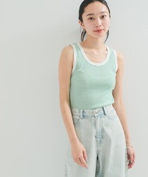 Edith A．Miller（エディスエーミラー）の「【Miller/ミラー】PANEL RIBBED TANK TOP（タンクトップ）」