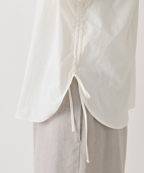 BEARDSLEY（ビアズリー）の「サイドシャーリングカットソー（Tシャツ/カットソー・レディース・ホワイト/ブラック・FREE）」の12枚目の写真