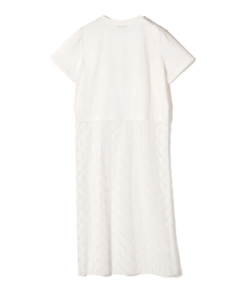 SHIPS(シップス)の「【WEB限定】ラッセル レース ドッキング TEE(Tシャツ/カットソー・レディース・ブラック/オフホワイト・ONE SIZE)」の8枚目の写真